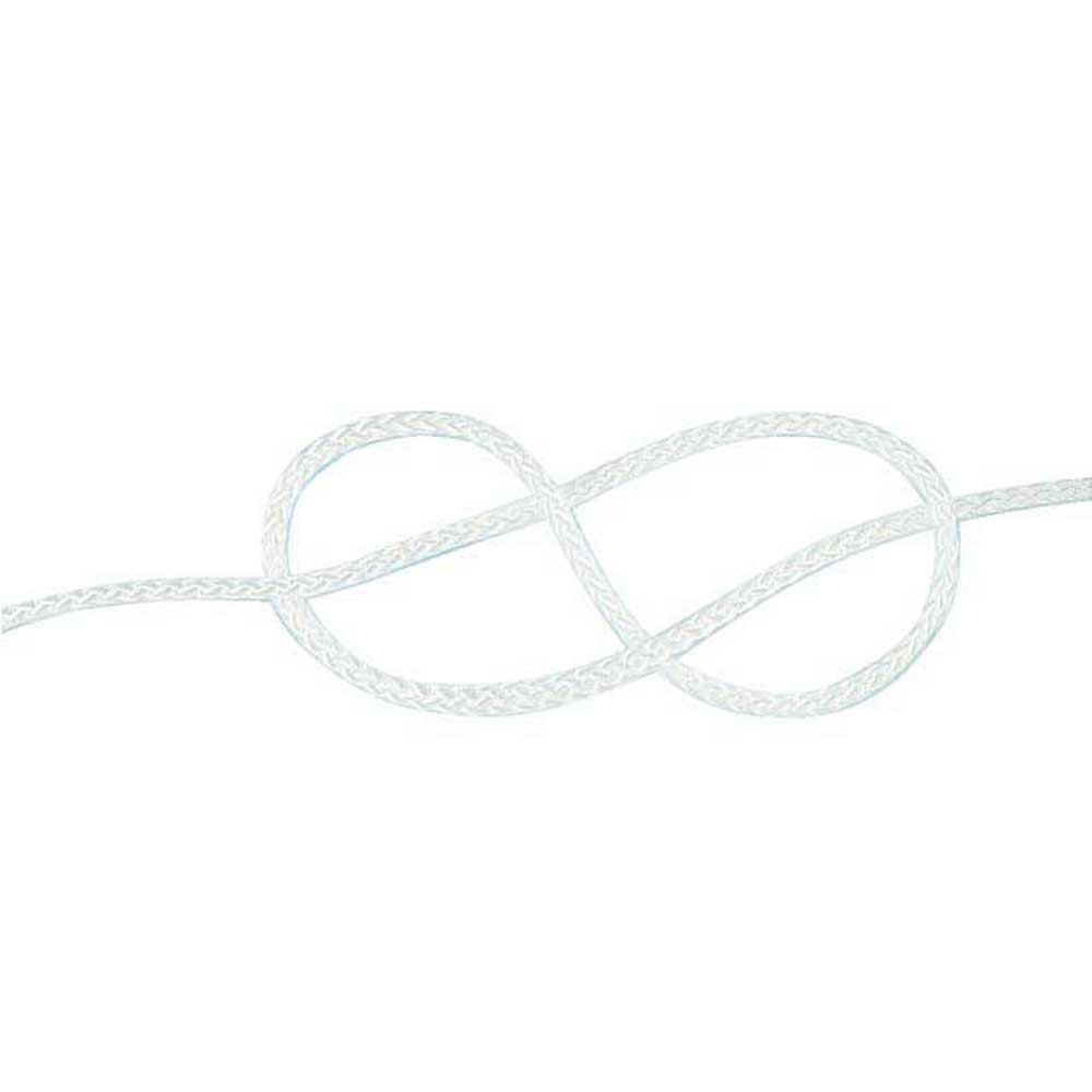 Talamex 01623002 Веревка плетеная из полиэстера 2 Mm Белая White 500 m 