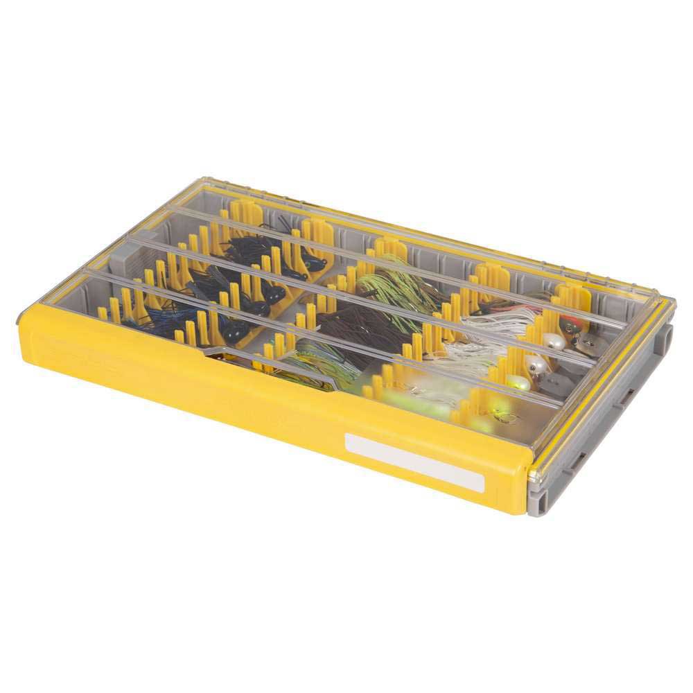 Plano PLASE600 Edge™ Master Jig Коробка Для Приманок Бесцветный Yellow / Silver