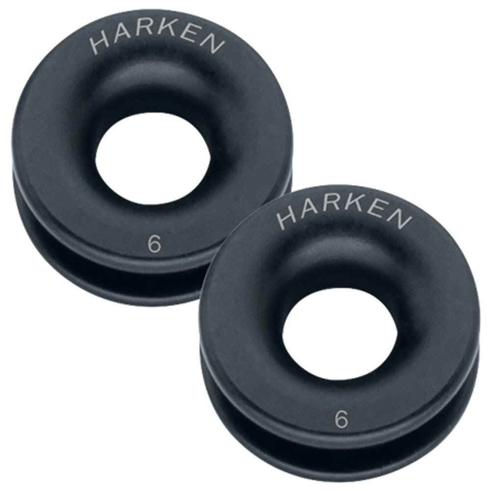 Harken 3284.PAIR Lead Ring 6 mm 2 Units Черный  Black