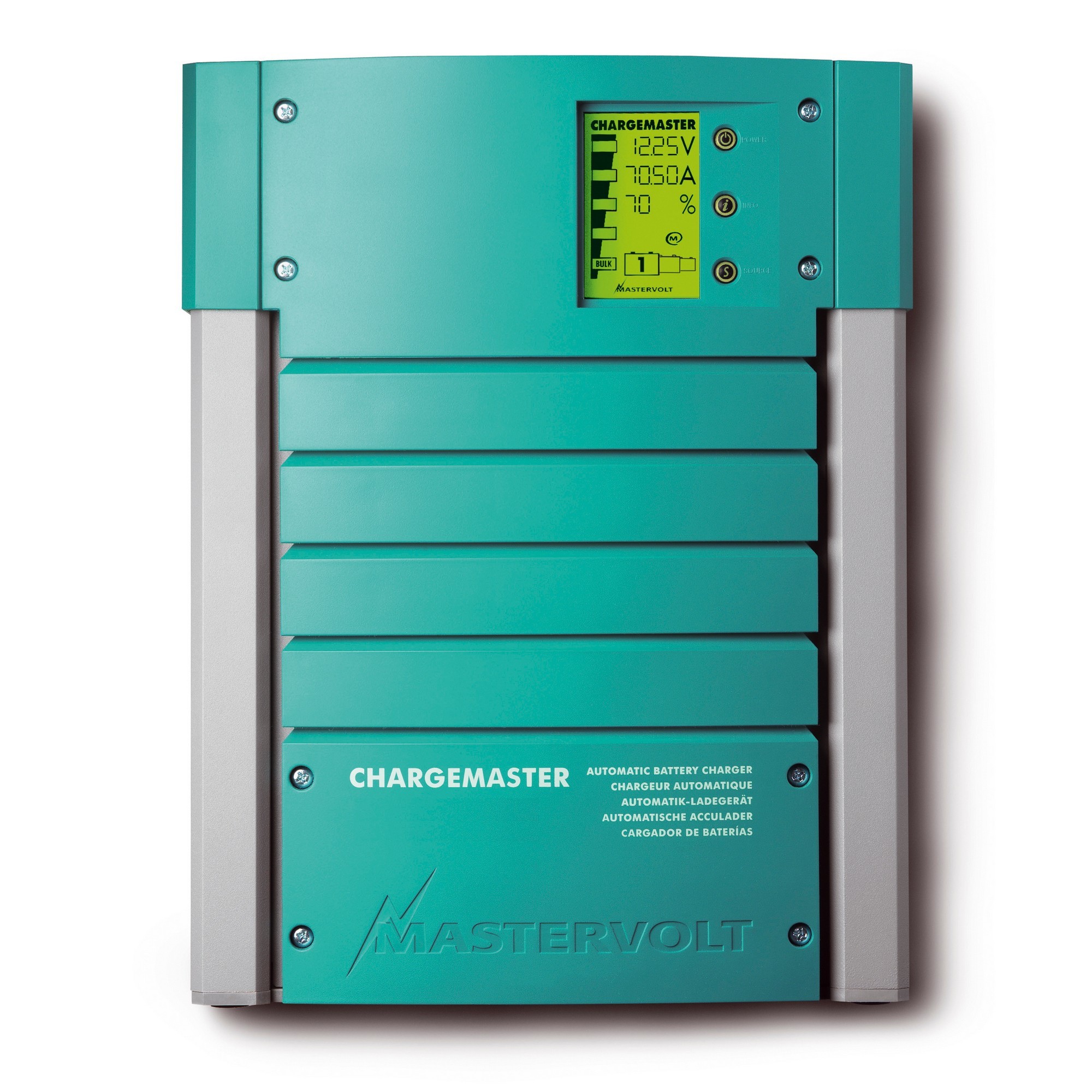 Зарядное устройство Mastervolt ChargeMaster 24/100-3 44021000 120/230/24 В 100/10/10 А 3375 Вт IP23 для АКБ от 200 до 1000 Ач