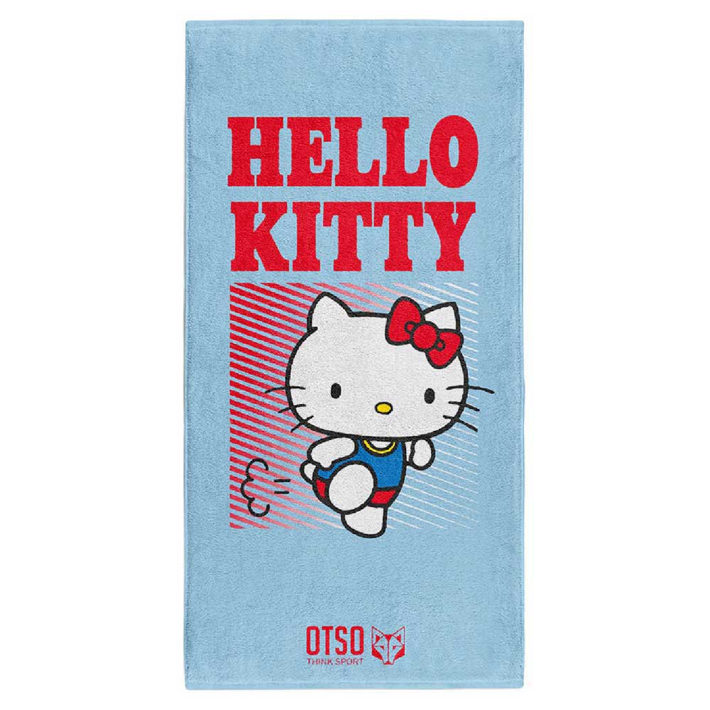 Otso TOWEL-HKSTRIPES24-WUSZ полотенце Hello Kitty Stripes Голубой Multicolour 150x75 cm
