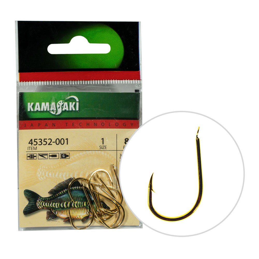 Kamasaki 45352004 Carbono P807G Зубчатый Крюк Золотистый Gold 4