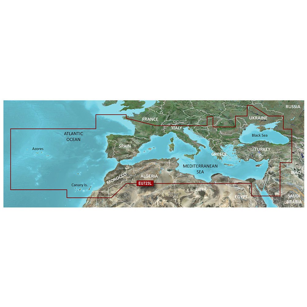 Garmin 5602207 EU723L Mar Mediterraneo Морские карты