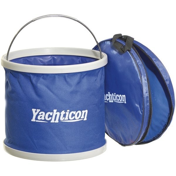 Ведро тканевое из ПВХ Yachticon Falteimer 32.4757.00 9 л 260 х 310 мм в сумке для хранения