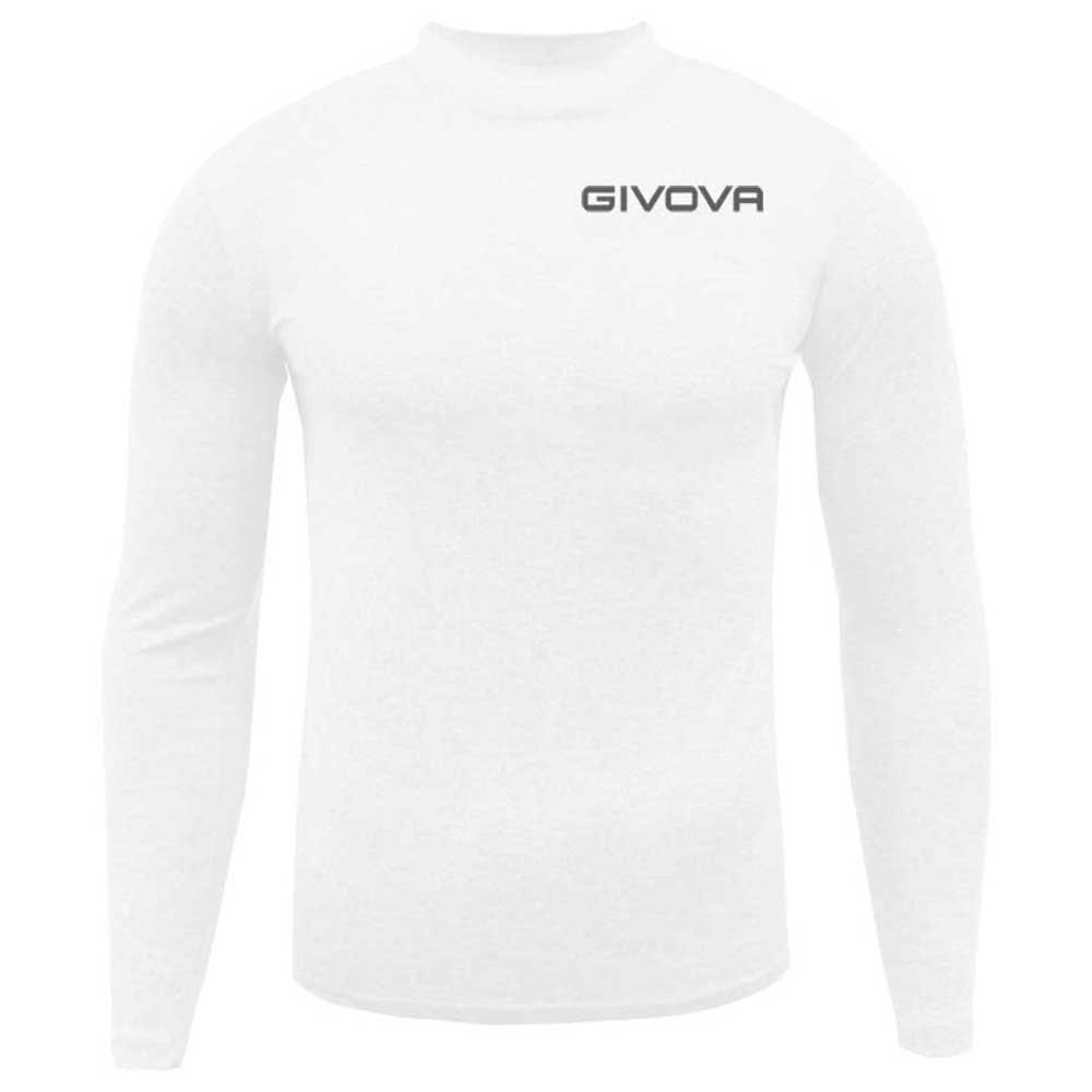 Givova MA010-0003-XL Базовый слой с длинным рукавом Corpus 3 Белая White XL
