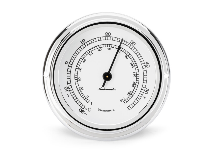 Купить AUTONAUTIC MINOR 72 Thermometer / white dial / chrome-plated 50270-bvs 7ft.ru в интернет магазине Семь Футов