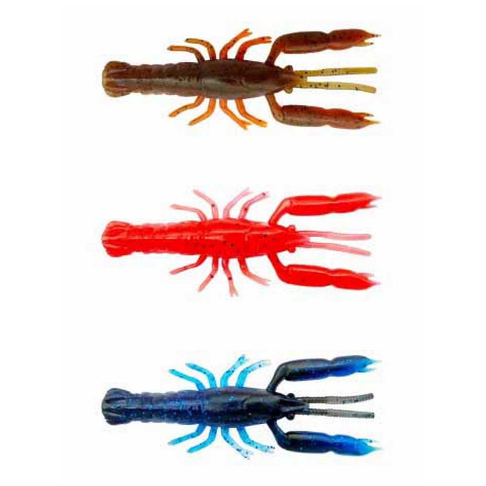 Savage gear 72590 3D Crayfish Rattling Мягкая Приманка 55 мм 1.6 грамм Голубой Brown / Orange