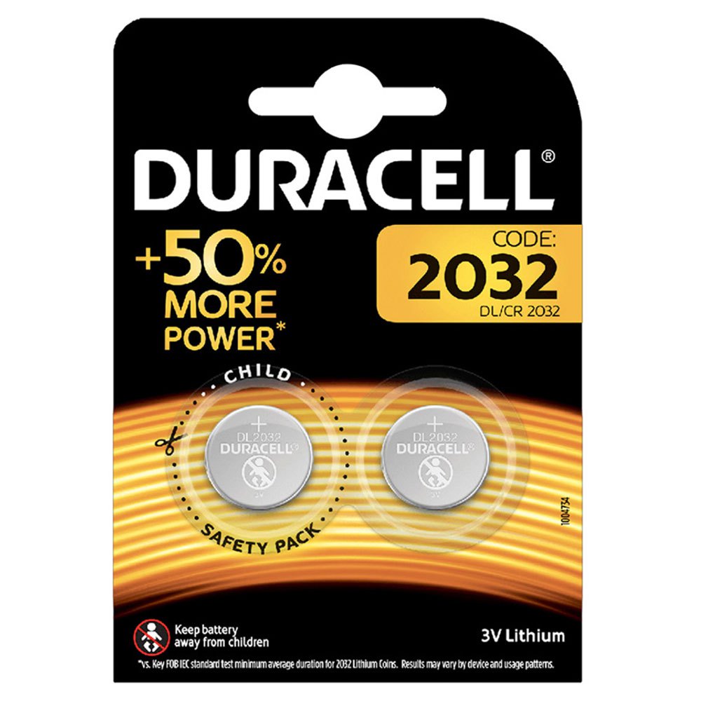 Duracell 38986 2xCR2032 Кнопка Батарея Серебристый Silver