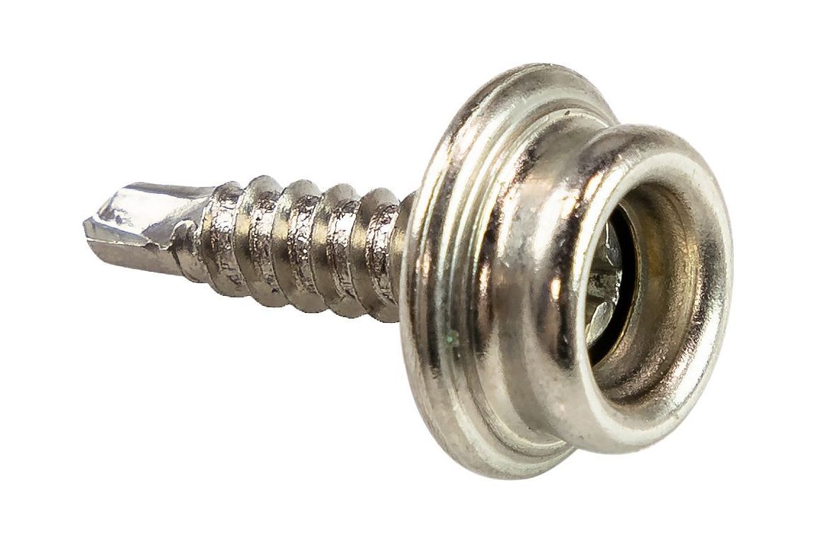 Купить Нижняя часть кнопки DOT на шурупе 15.88 мм с буром, материал кнопка, никелированная латунь, шуруп - нержавеющий 93X81030172A 7ft.ru в интернет магазине Семь Футов