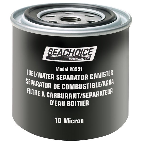 Seachoice 50-20951 Fuel Water Separator Canister Черный  Black