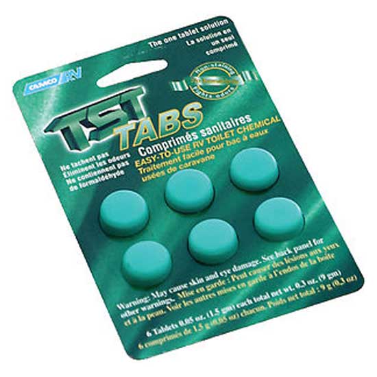 Camco 117-41152 TST Tabs Зеленый  Green 6 pcs 