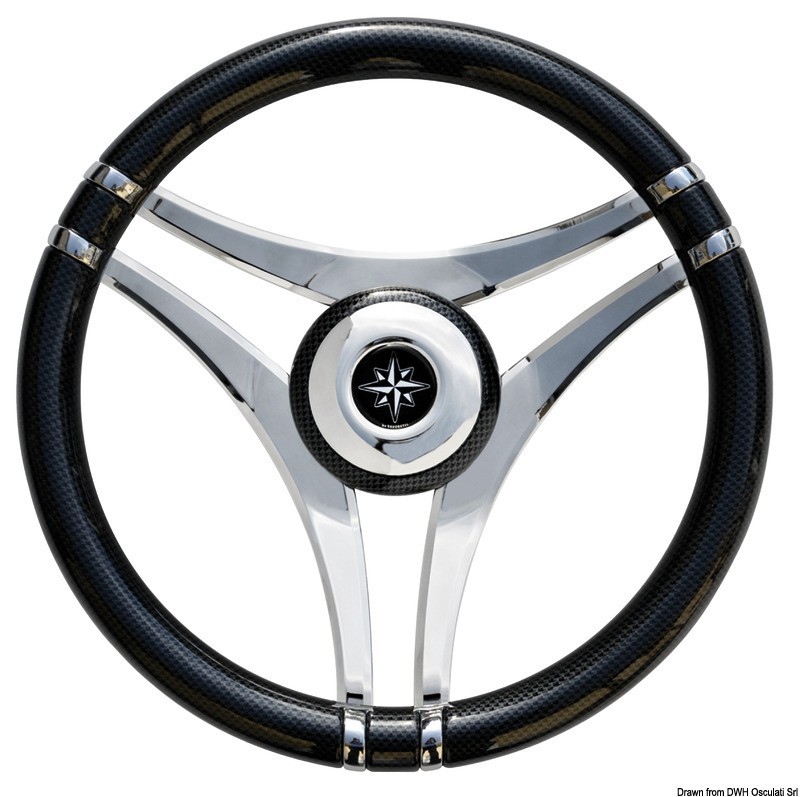 Купить IMPACT carbon steering wheel SS spokes Ø 350 mm, 45.141.04 7ft.ru в интернет магазине Семь Футов