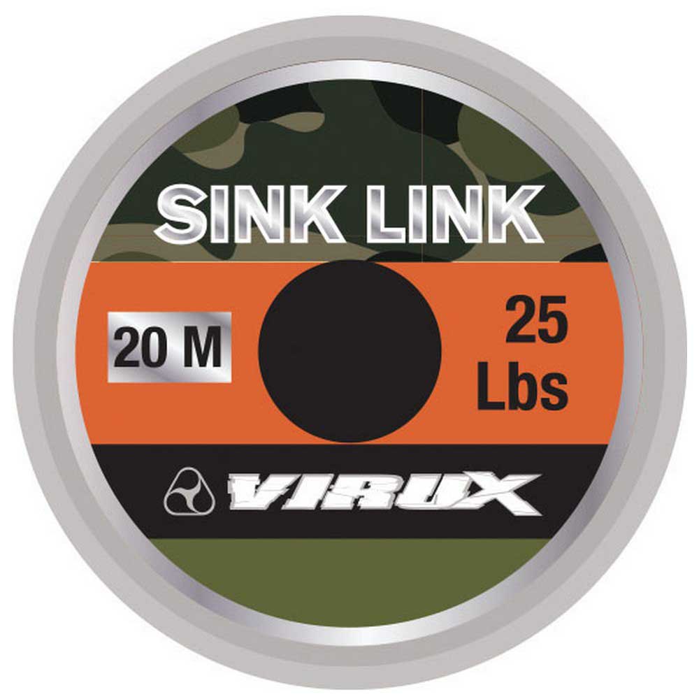 Virux LXPH35 Sink Link 20 M линия Черный  Brown / Black 35 Lbs 