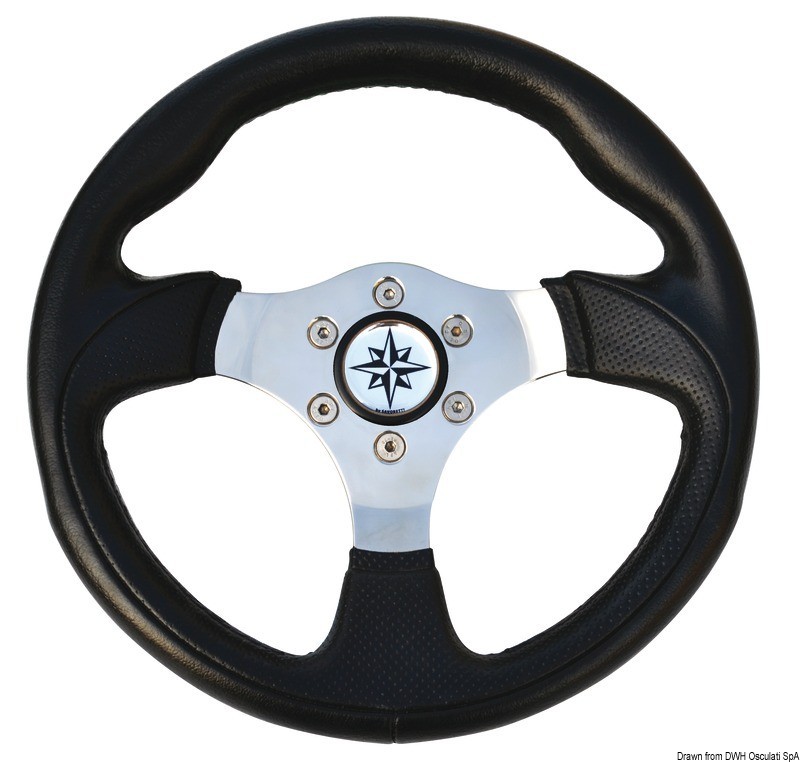 Купить Tender steering wheel black/polished SS Ø 280 mm, 45.138.01 7ft.ru в интернет магазине Семь Футов