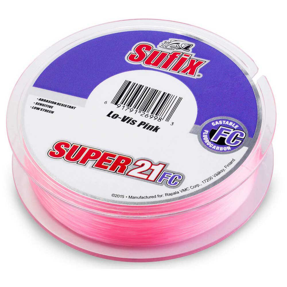 Супер 21. Розовый флюорокарбон. Fluorocarbon Pink.