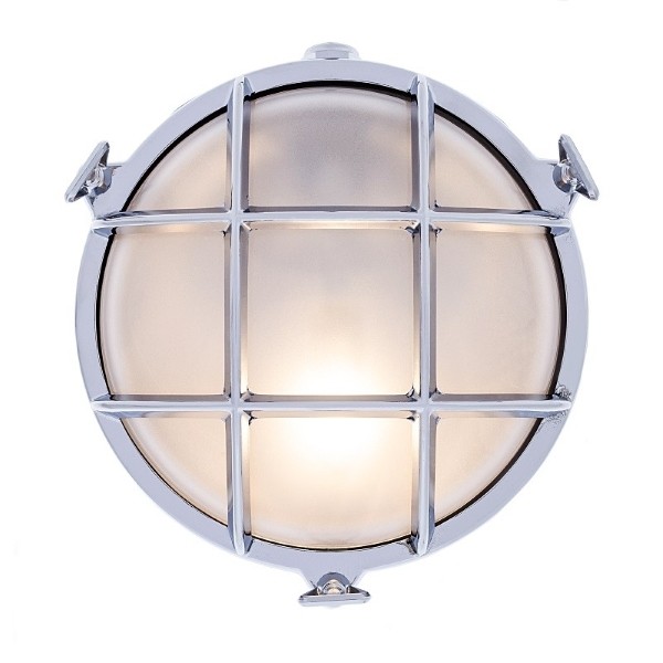 Светильник переборочный водонепроницаемый Foresti & Suardi 2028B.CT E27 220/240 В 40 Вт прозрачное стекло