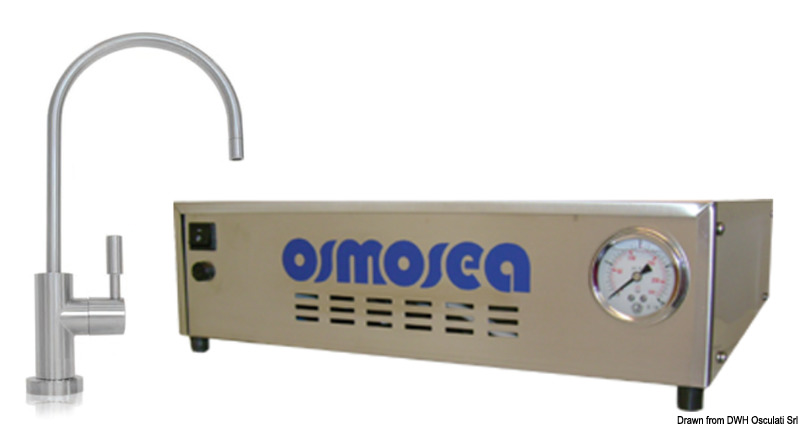 Купить Система подготовки питьевой воды OsmoBoat Slim 80 л/час, Osculati 50.247.01 7ft.ru в интернет магазине Семь Футов