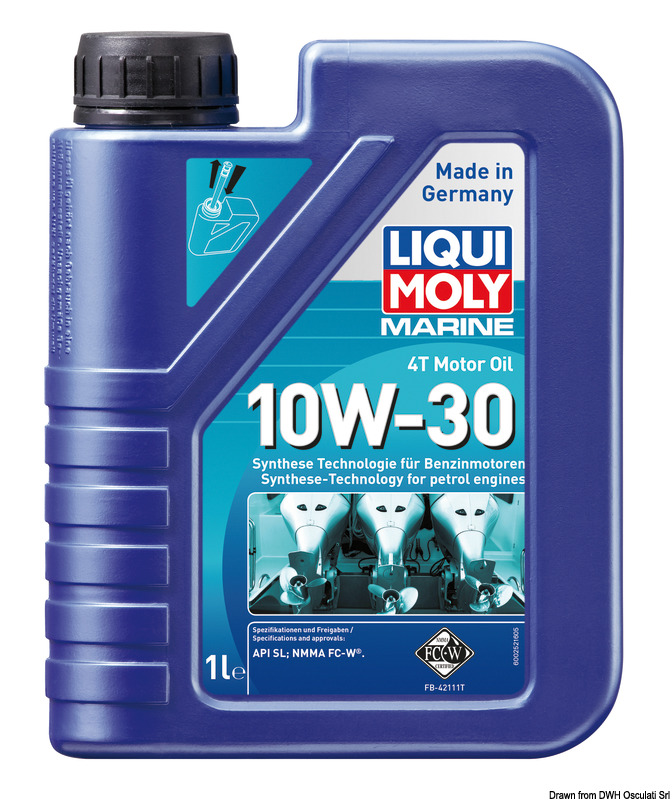 Купить Marine 4T Motor Oil 10W-30 1l, 65.930.01 7ft.ru в интернет магазине Семь Футов