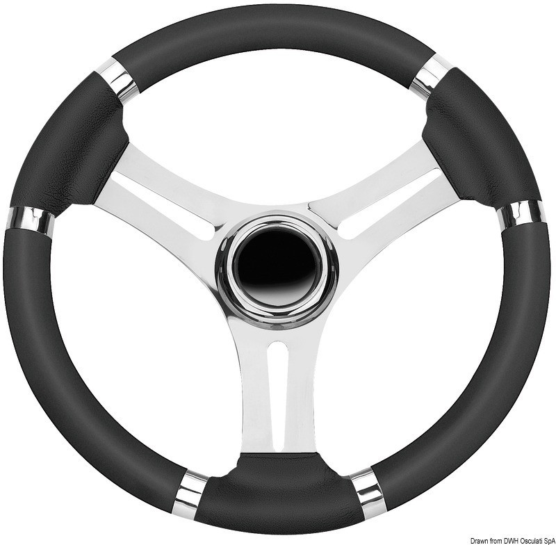 Купить Steering wheel black wheel 350 mm, 45.151.01 7ft.ru в интернет магазине Семь Футов