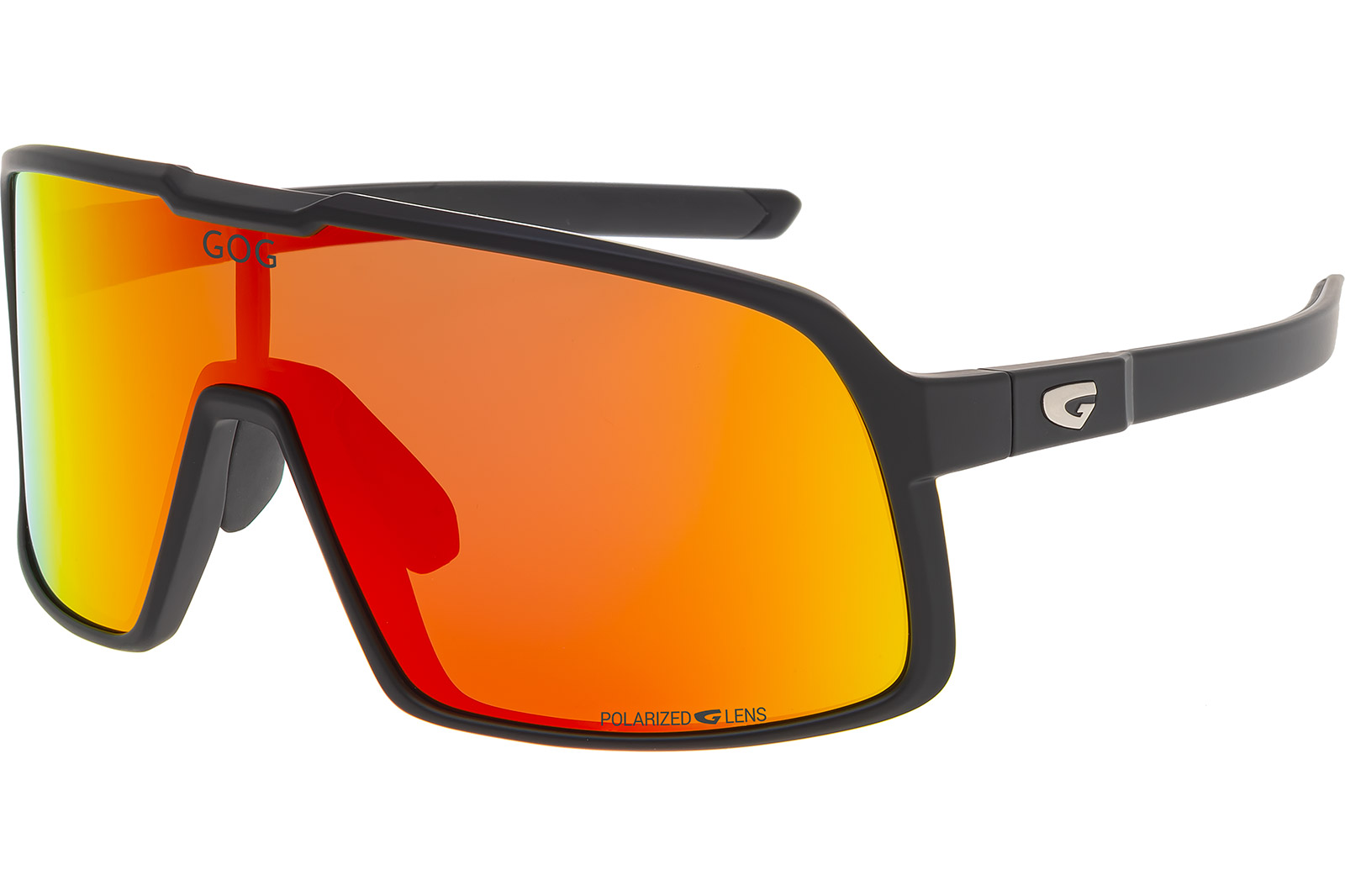 Купить Спортивные очки GOG Kari / Matt Black / Polarized Reflex Red, e537-3p 7ft.ru в интернет магазине Семь Футов