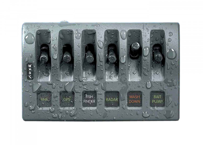 Купить BLUE SEA Weatherproof Fuse Panels with ATO fuse / 6-section 32883-bvs 7ft.ru в интернет магазине Семь Футов