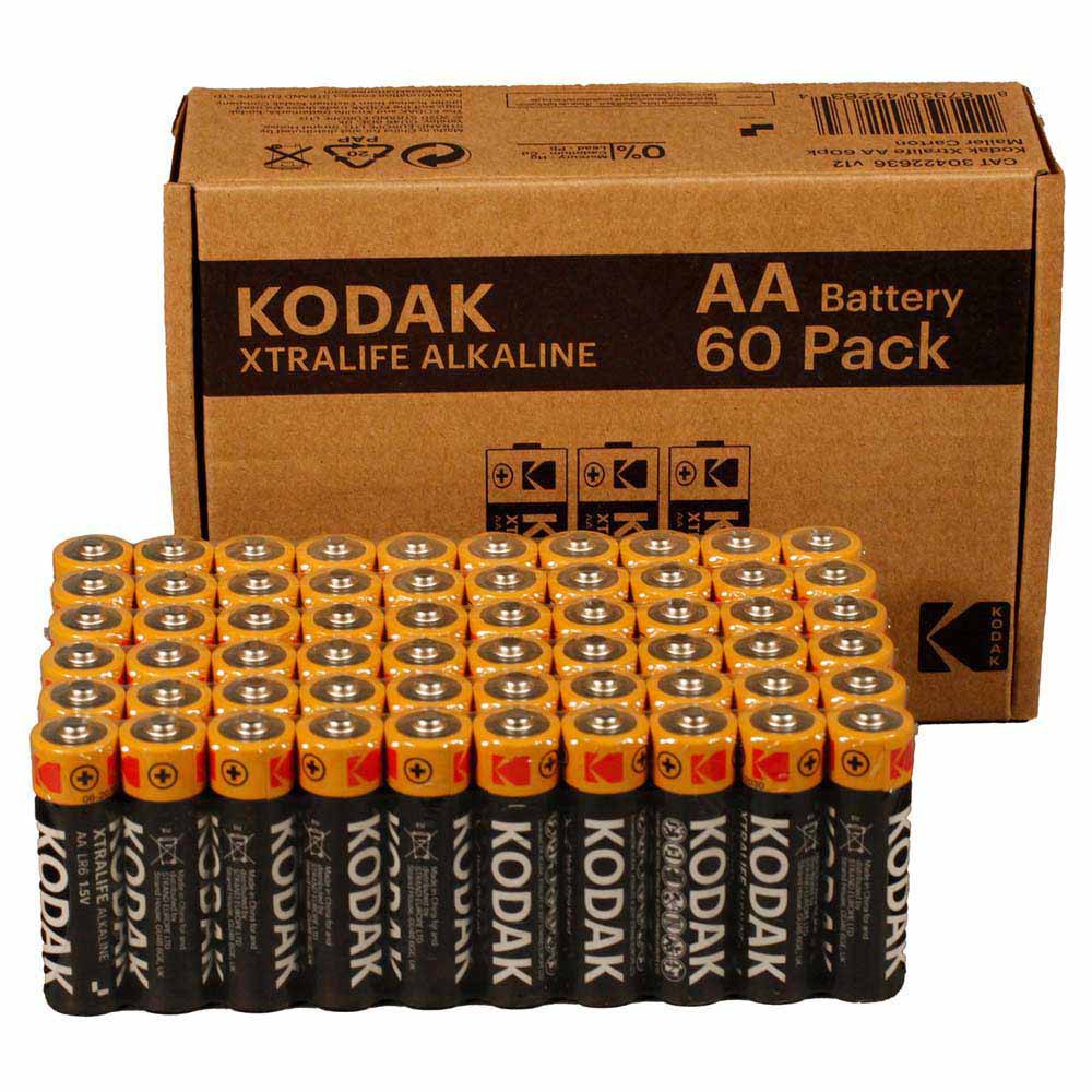 Kodak 30422636 XTRALIFE AA Щелочная батарея 60 единицы измерения Черный Multicolour