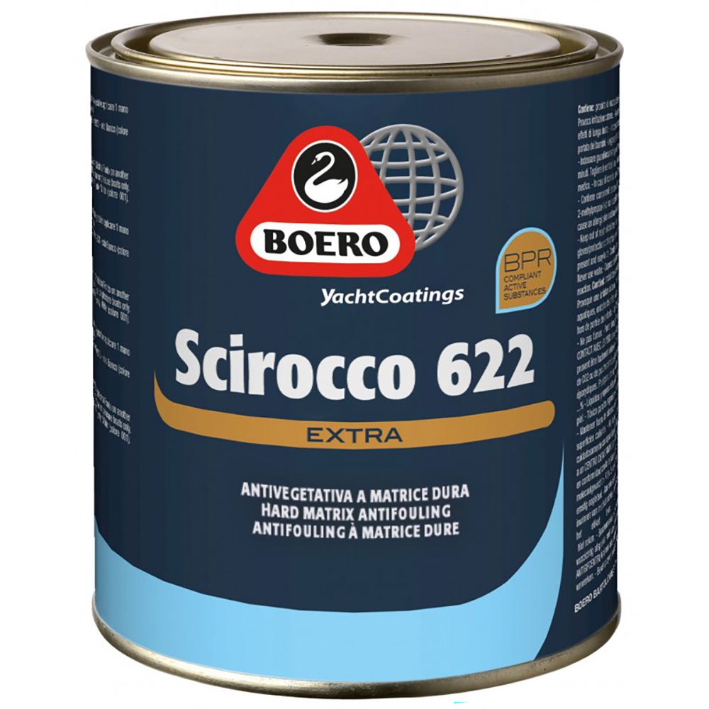 Boero 6467060 Scirocco 622 Extra 5L Противообрастающее покрытие Золотистый White