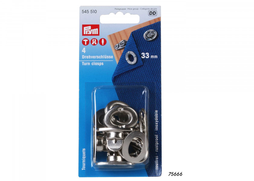 Купить PRYM Turn Clasps / 4 pcs 75666-bvs 7ft.ru в интернет магазине Семь Футов