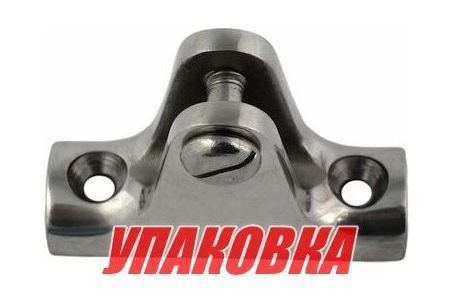 Купить Кронштейн палубный 90 град, с винтовым штифтом, выгнутое основание (упаковка из 50 шт.) Kofuku 66221_Kof_pkg_50 7ft.ru в интернет магазине Семь Футов