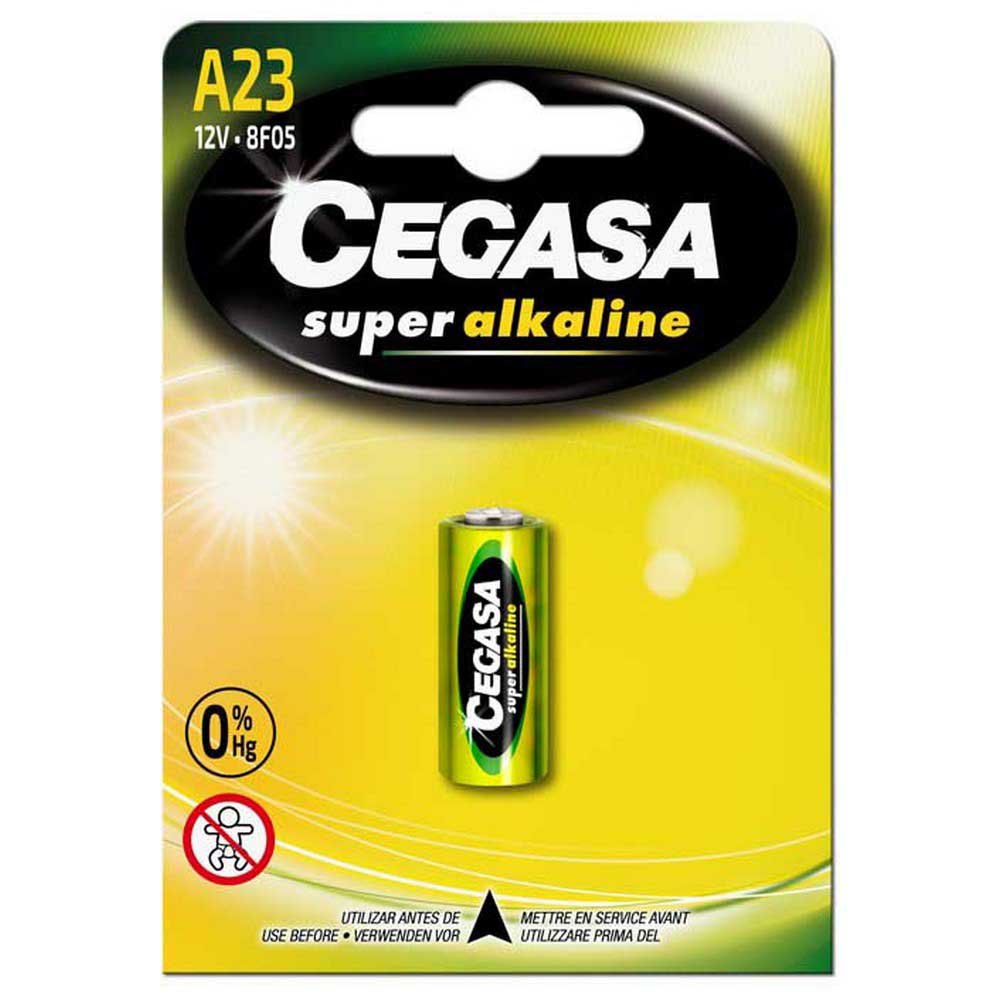 Cegasa 230 Super Щелочной А 23 Аккумуляторы Зеленый Green / Yellow