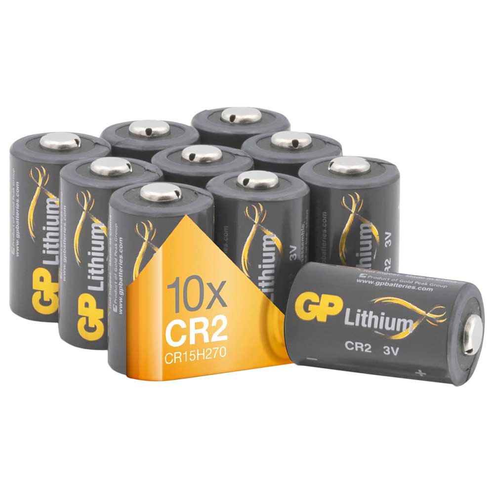 Gp batteries 070CR2EB10 070CR2EB10 3V Литиевые батареи 10 Единицы Серый Black