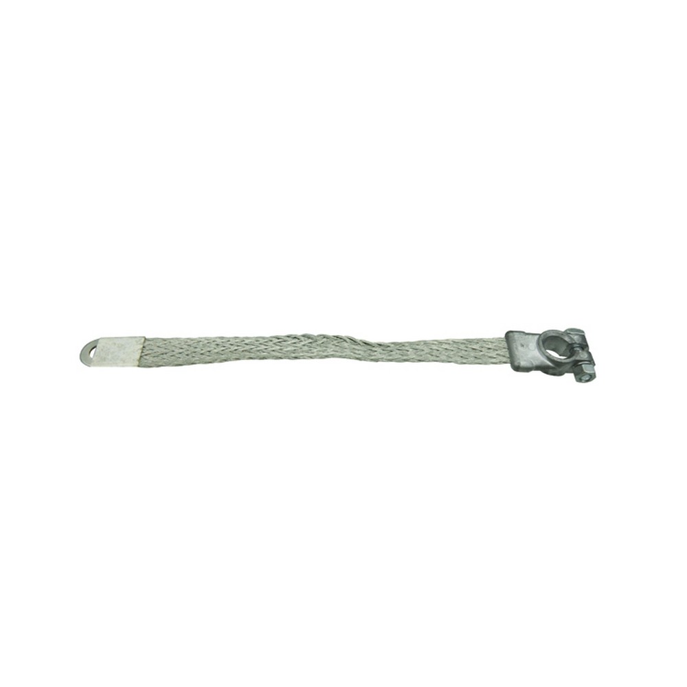 Плетеный кабель заземления из меди с двумя наконечниками DEKA 04347 280 мм 25 мм2