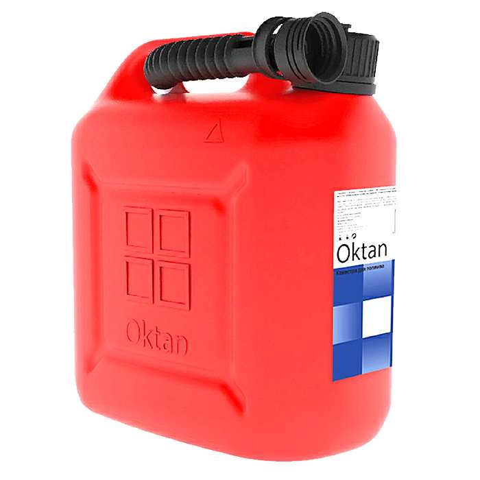 Канистра для бензина Oktan Classic 10.01.01.00-1 10 л 35 х 33,8 х 20 см с заливным устройством
