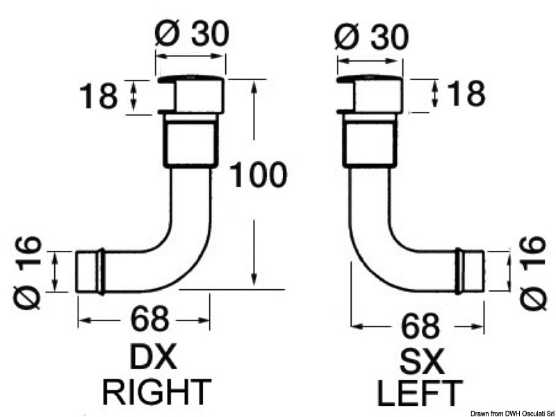 Купить Right vent 20mm 20.287.93 7ft.ru в интернет магазине Семь Футов