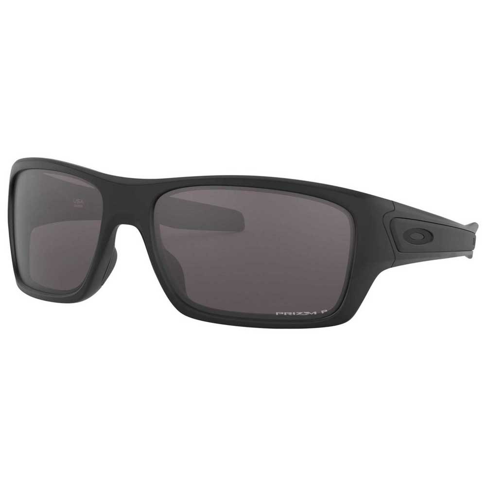 Oakley OO9263-6263 Turbine Prizm Gray Поляризованные Очки Matte Black Prizm Grey Polarized/CAT3