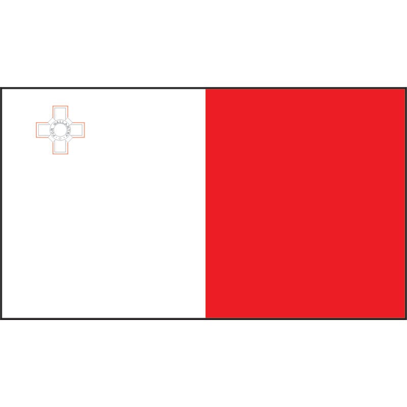 Флаг Мальты гостевой Lalizas 11059 30 x 45 см