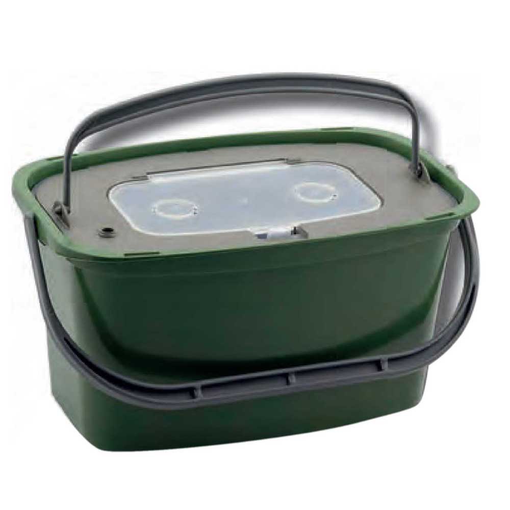 Salper 75CUCE003 Bucket With Lid 7L Коричневый  Green