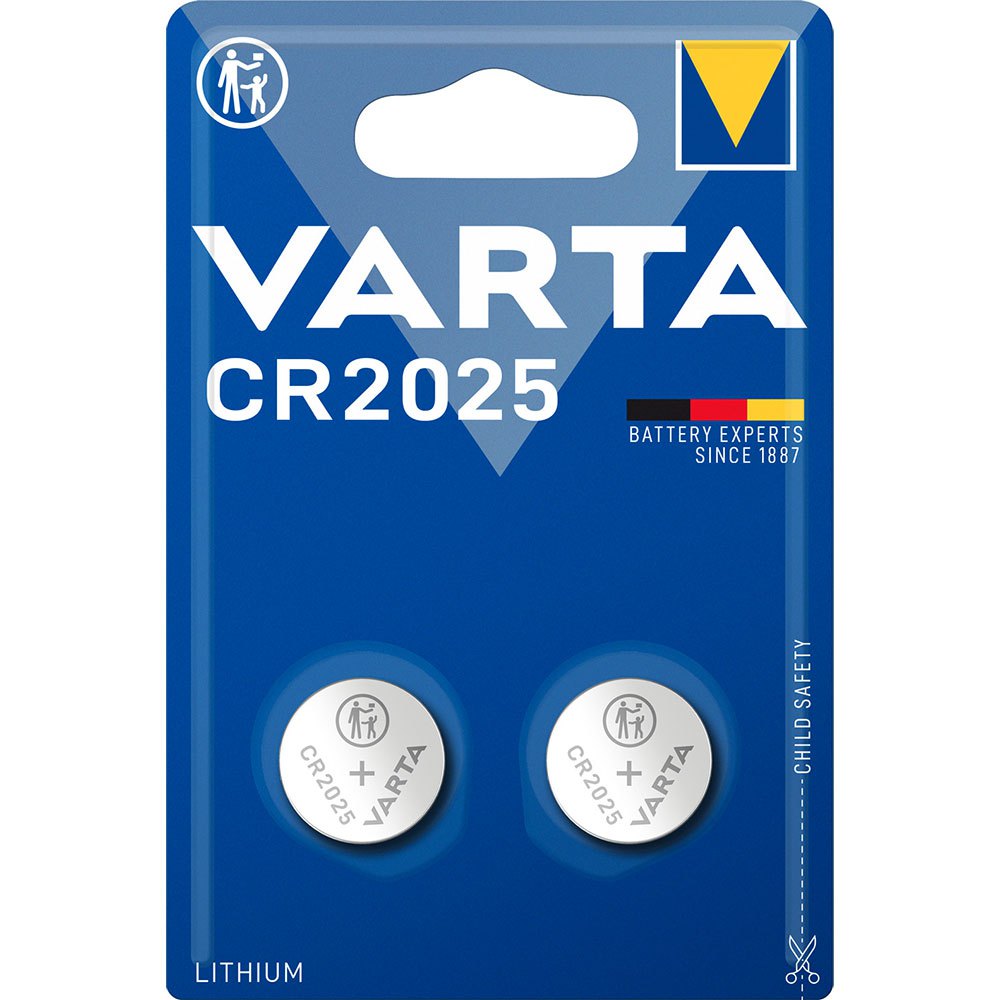 Varta 38479 1x2 Electronic CR 2025 Аккумуляторы Желтый Silver