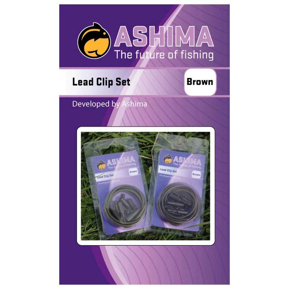 Ashima fishing ASLCSB Полный Kit Свинцовые зажимы Brown