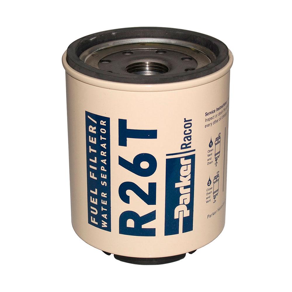 Parker racor 62-R26T Replacement Filter Elemment Spin On 225R Белая Blue 10 Micron 