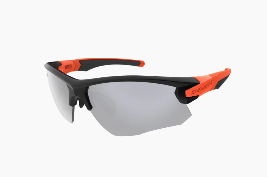 Купить Спортивные очки Demetz Pulsa 2 / Mat Black / Orange Grey With Silver Polarized Mirror Cat.3, pulsa25114gc74 7ft.ru в интернет магазине Семь Футов