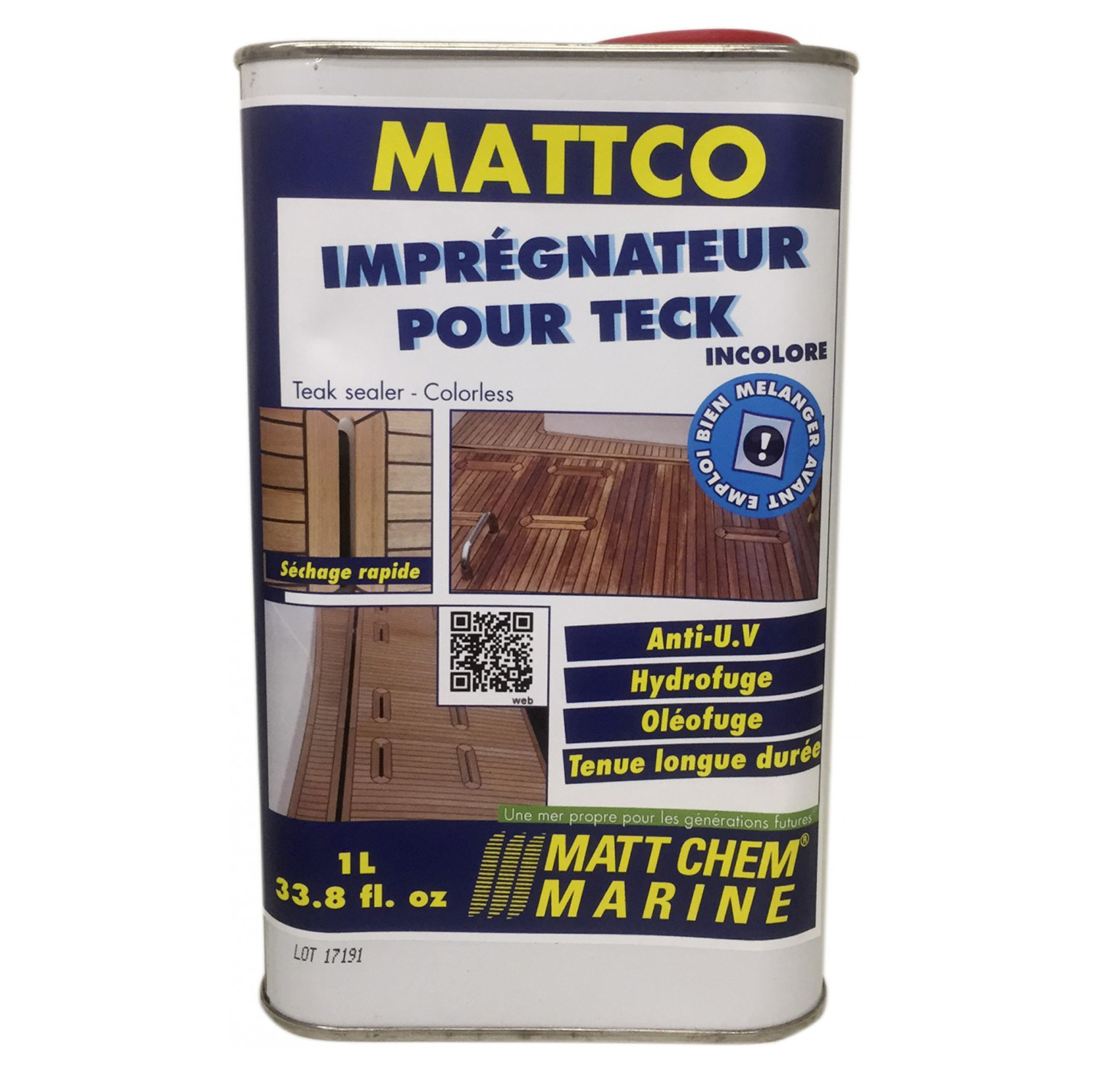 Купить Пропитка бесцветная Matt Chem Marine Mattco 350M для тика 1л 7ft.ru в интернет магазине Семь Футов