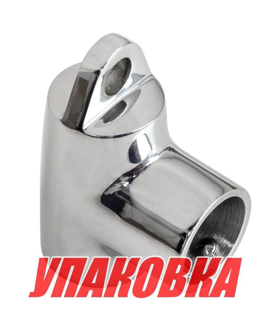 Купить Тройник леера (22,2 мм), 90 град с петлей, Marine Rocket (упаковка из 20 шт.) S.M0828-22_MR_pkg_20 7ft.ru в интернет магазине Семь Футов