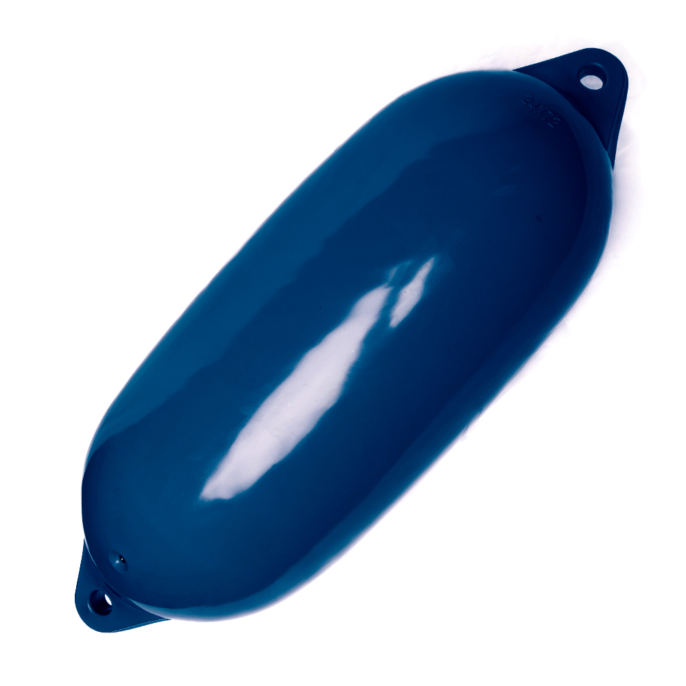 Кранец Polimer Group MF247214 надувной цилиндрический 24х72см 2,4кг из тёмно-синего пластика