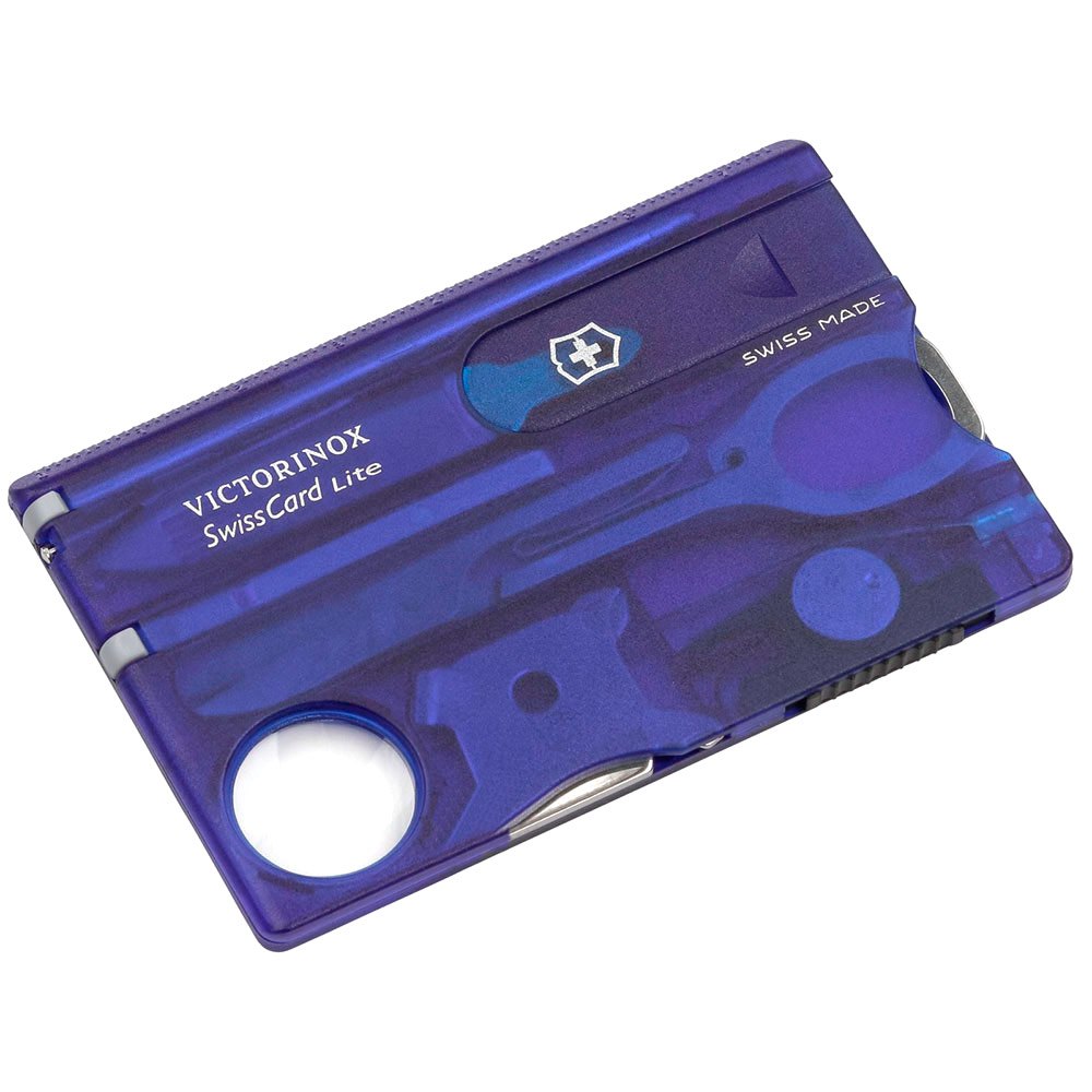 Victorinox 0.7322.T2 Swisscard Lite Transparent Многоцветный Blue