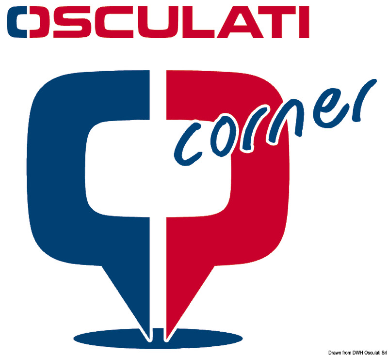 Купить Adesivo corner Osculati - logo 2019, 70.199.19 7ft.ru в интернет магазине Семь Футов