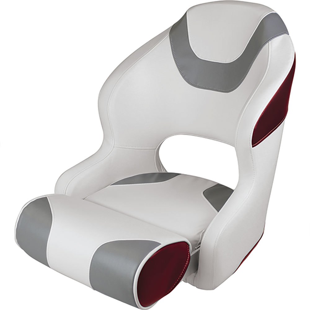 Wise seating 144-33151774 Bolster Ковшеобразное сиденье Баха Серебристый Grey / Red