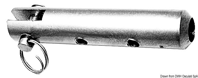 Купить Наконечник для лееров из нержавеющей стали 8 мм вилка, Osculati 05.762.08 7ft.ru в интернет магазине Семь Футов