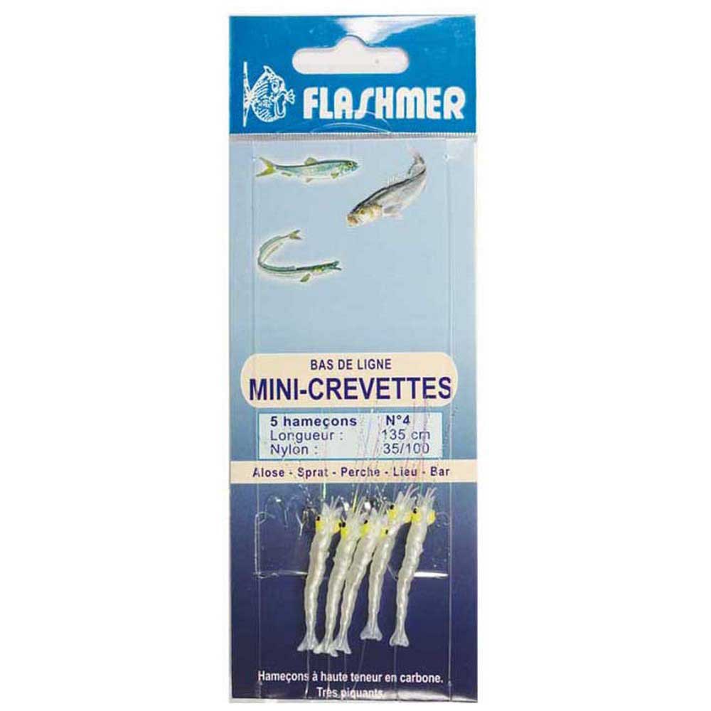 Flashmer KVA4W Mini-Crevettes Рыболовное Перо 5 единицы Многоцветный WN