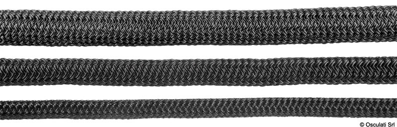 Купить Швартовый конец двойного плетения из сверхпрочного полиэфира чёрный 100 м диаметр 28 мм, Osculati 06.470.28 7ft.ru в интернет магазине Семь Футов
